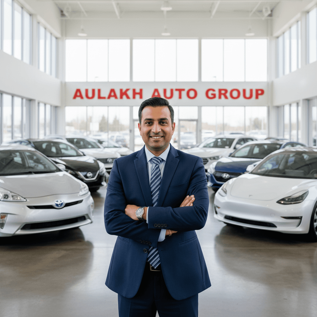 Sales specialist at Aulakh Auto Group ready to assist customers