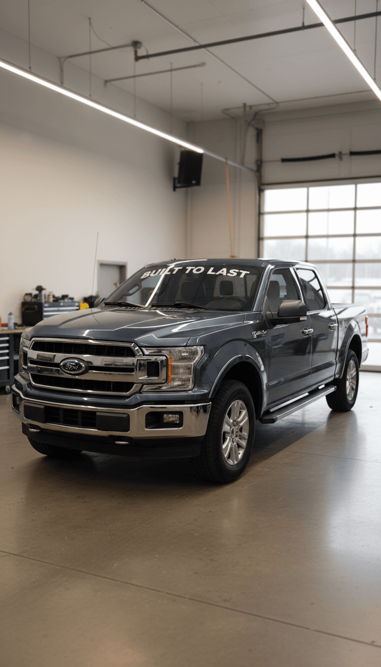 Quality used truck showcasing reliable work vehicle selection