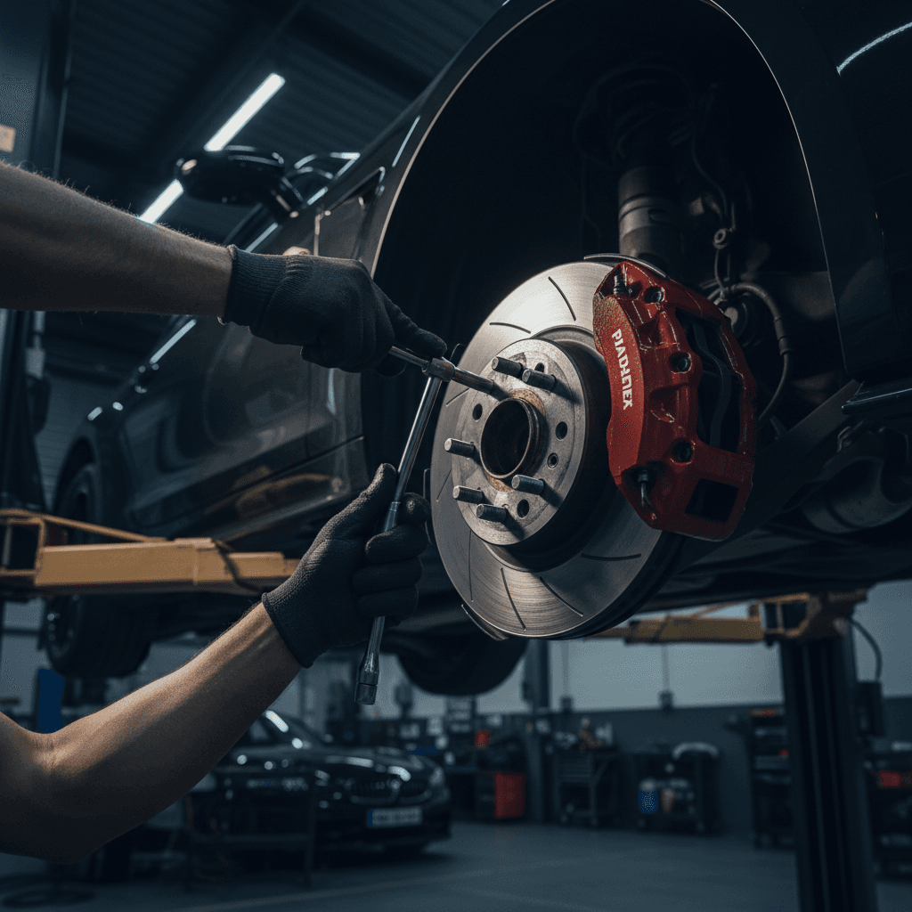 Detailed brake system maintenance work
