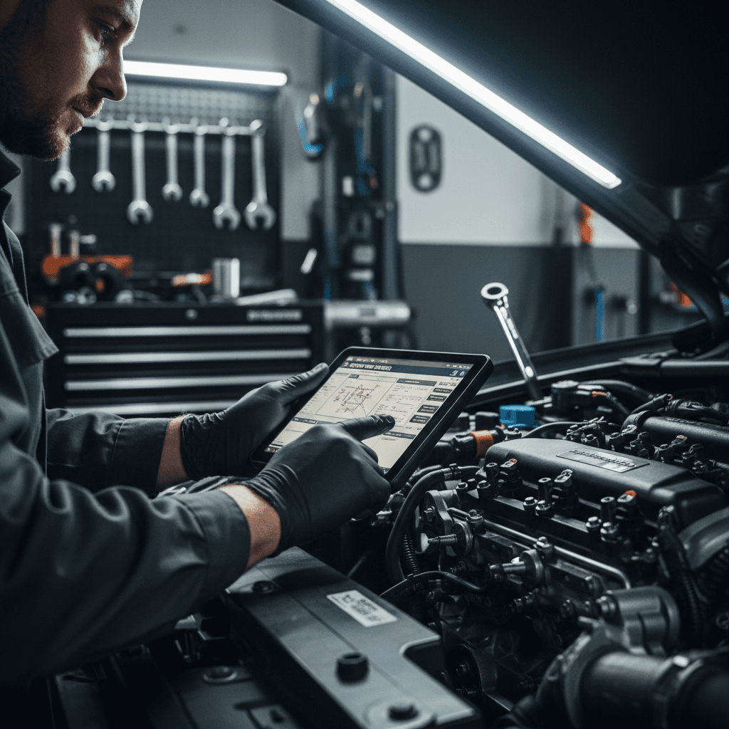 Undercarriage inspection and diagnostic work